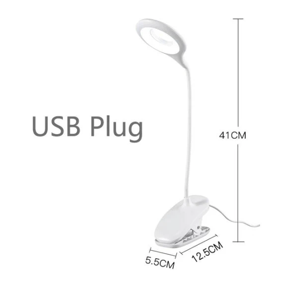 Rechargeable Reading Lamp with Clip — Reading Lights, Binchi Lighting Appliances