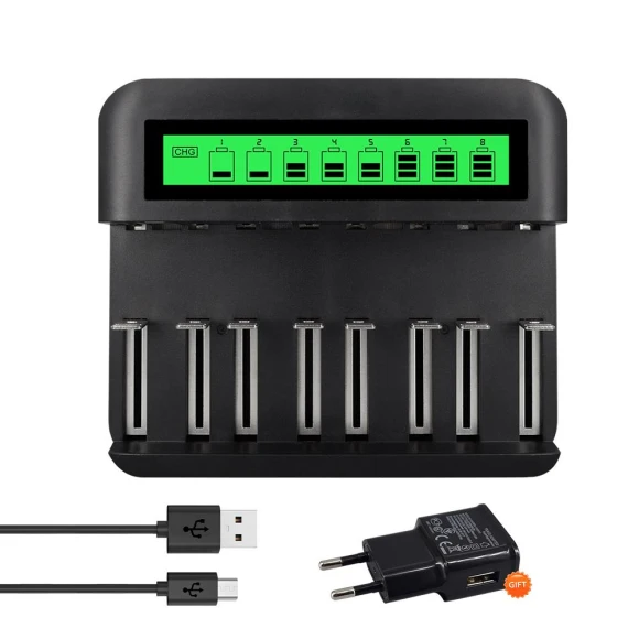Smart Battery Charger with LCD Display — Chargers, PALO
