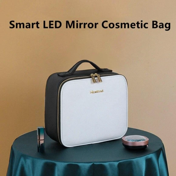 Smart LED Cosmetic Bag with Mirror — Cosmetic Cases, Jing Jing xi