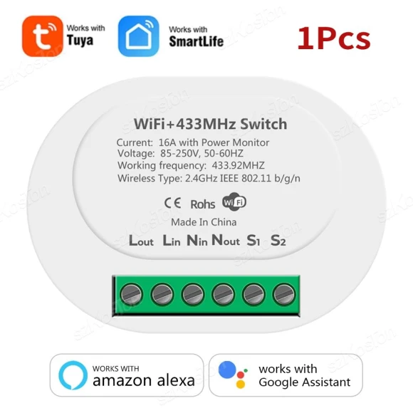 Smart Switch with Power Monitor — Smart Home Modules, Super Dream Home