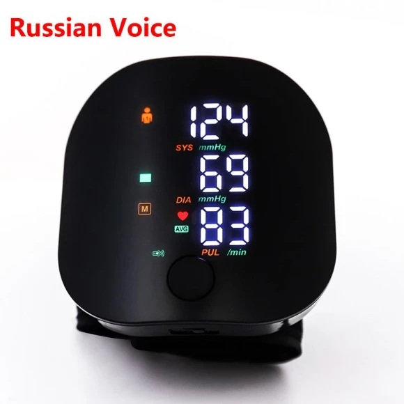 Smart Touch LED Wrist Blood Pressure Monitor — Blood Pressure Monitors, Storage Space MALL