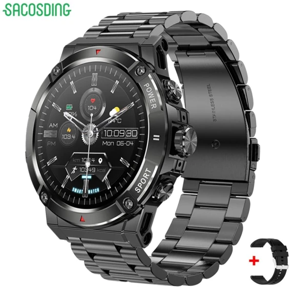 Smart Watch with AMOLED Display and GPS — Smartwatches, SACOSDING