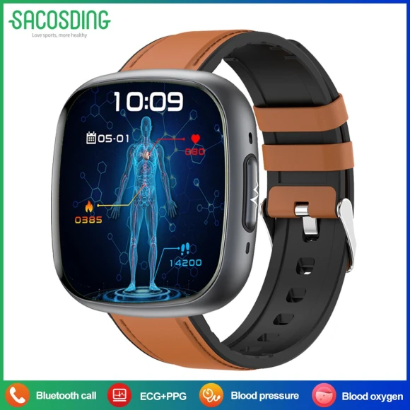 Smart Watch with ECG Heart Health Analysis — Smartwatches, SACOSDING