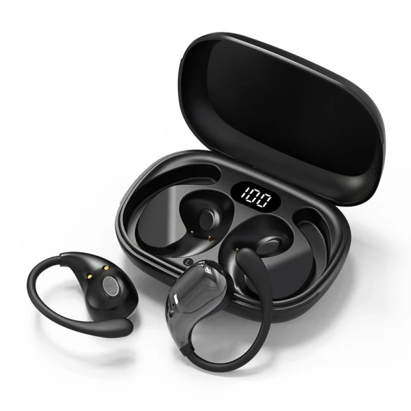 Wireless Earbuds with Over-Ear Hook — In-Ear Headphones, Meiteai-Earphones
