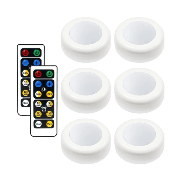 Wireless Under-Cabinet Lighting with Remote Control — LED Strips, Yongkomo