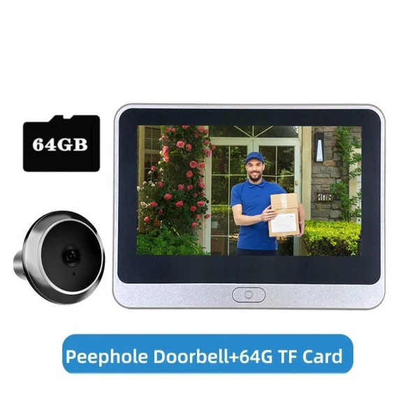 Hidden Electronic Cat Eye Smart Doorbell — Doorbells, Qichuanxin