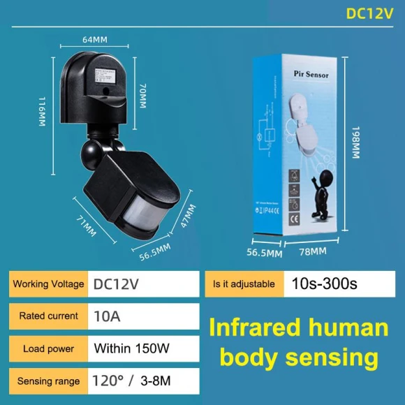 Infrared Motion Sensor Switch — Smart Motion Sensors, Unique Places