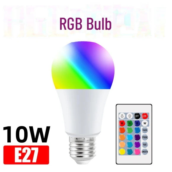 RGB LED Light Bulb Set — LED, Smarter than future