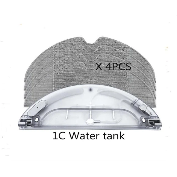 Robot Vacuum Cleaner Water Tank Cloth Mop Replacement — Parts & Accessories, KTY