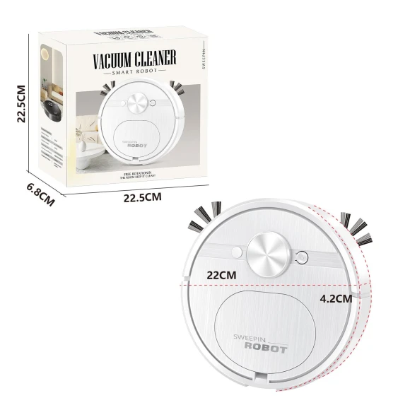 Smart Sweeping Robot 3-in-1 Vacuum — Smart Cleaning Robots, Auto Launcher