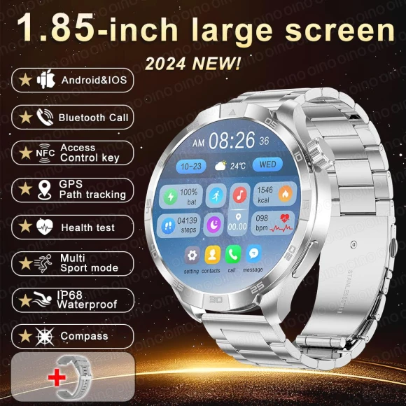 Smart Watch with AMOLED Display and GPS — Smartwatches, Zodvboz