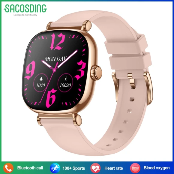 Smart Watch with Bluetooth Calling and Voice Assistant — Smartwatches, SACOSDING