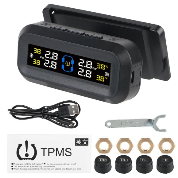 Tire Pressure Monitoring System with Digital LCD Display — Aftermarket TPMS Solutions, LEEPEE