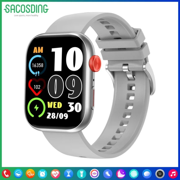 Bluetooth Smart Watch with Health Monitoring — Smartwatches, SACOSDING