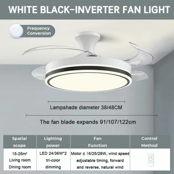 Modern Smart Ceiling Fan with Light — Ceiling Fan Lighting Solutions, Sea Global