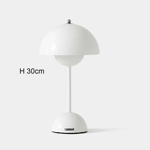 Rechargeable LED Mushroom Bud Flower Table Lamp — Desk & Table Lighting, Cosy Homes