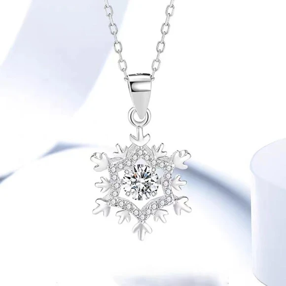 Snowflake Smart Necklace — Smart Jewelry, Lucky Star Jewelry