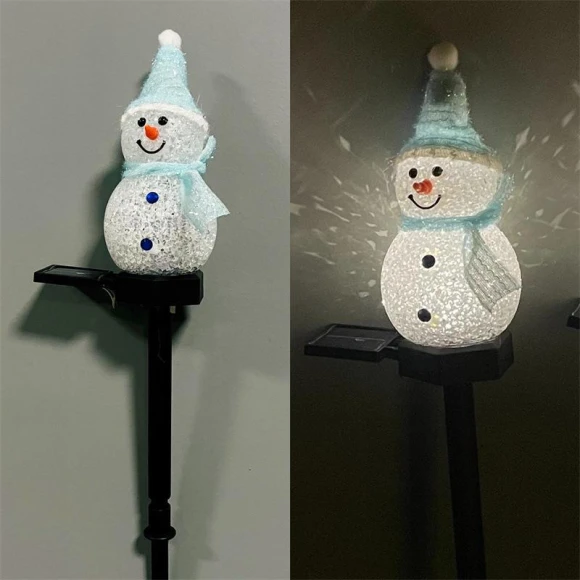 Christmas Snowman Solar Light — Lighted Displays, Smarter than future