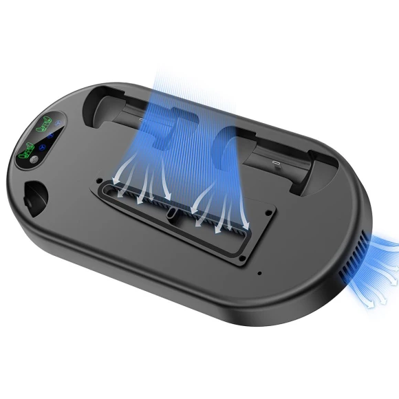 Cooling Station with Dual Controller Charging and Headset Holder — Accessories, Homedepot
