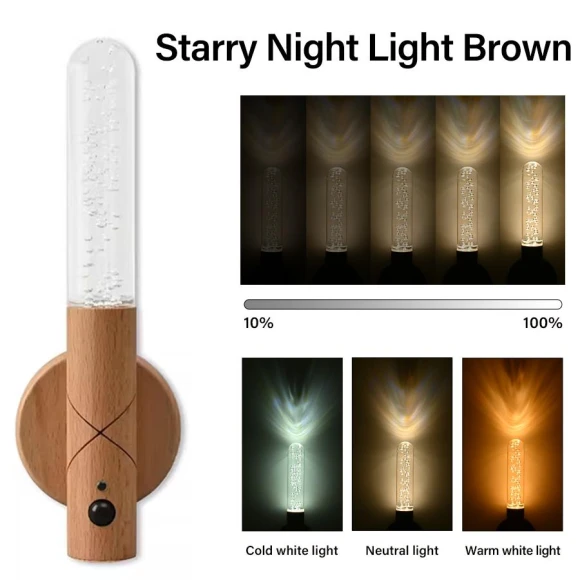 LED Wooden Touch Night Light with Motion Sensor — Night Lights, HIMO Group