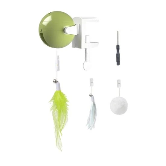 Electric Cat Toy with Feathers — Cat Playthings, Uomobo