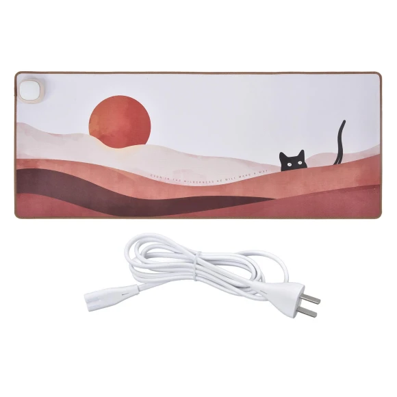 Heated Desk Mat with 3 Speed Settings and Touch Control — Lapdesks, Vestidos