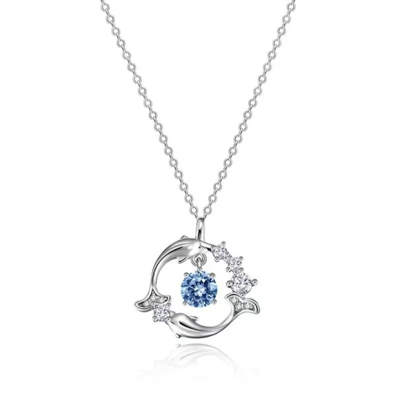 Smart Necklace with Moissanite Pendant — Smart Jewelry, Wipon