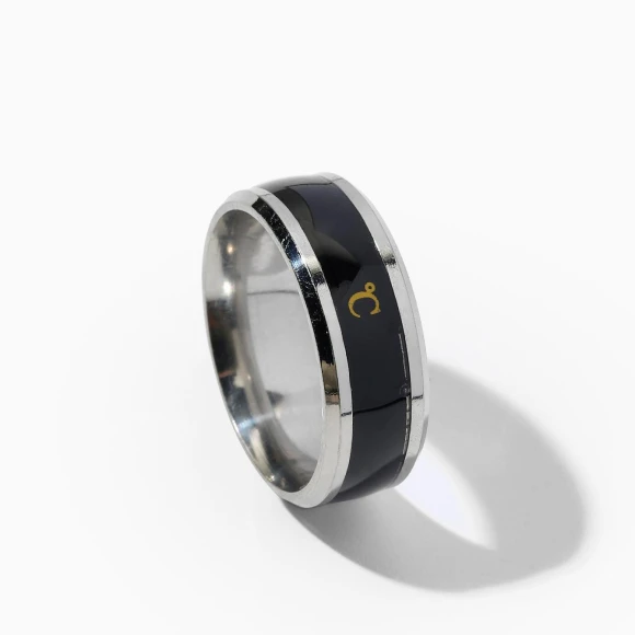 Smart Temperature Sensor Rings for Couples — Smart Rings, AI Supermarket