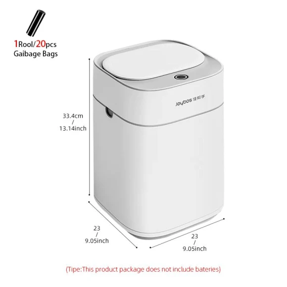 Smart Trash Bin for Bathroom — Kitchen Cans, Simple and warm