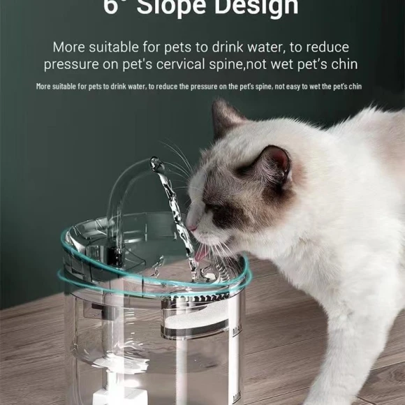 Automatic Circulating Pet Water Fountain — Fountains, WoW Home