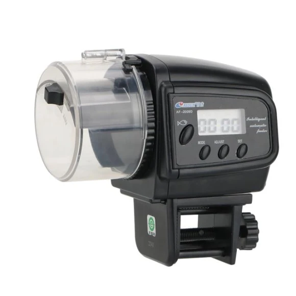 Automatic Fish Feeder with Timer and LCD Display — Foam, boho berry