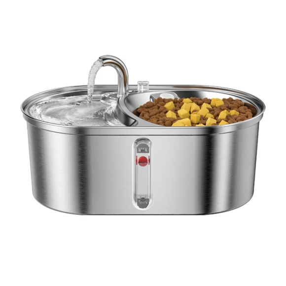 Stainless Steel Pet Drinking Fountain — Fountains, Holland Pia