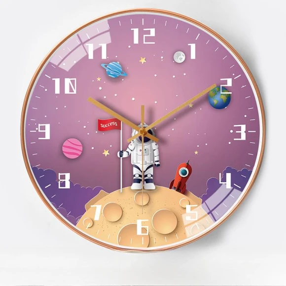 Creative Space Automatic Radio Wall Clock with Timer — Clocks, Window glass film