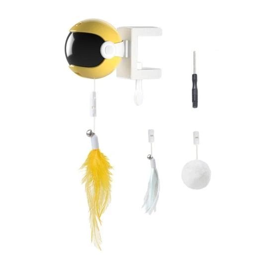 Electric Cat Toy with Feathers — Cat Playthings, Pet park