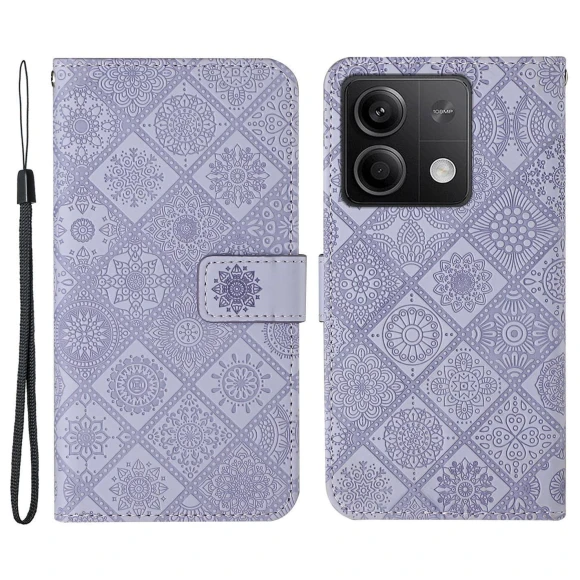 Ethnic Style Imprinted Flower Pattern Leather Cover — Phone Accessories, Smartwatch 2025