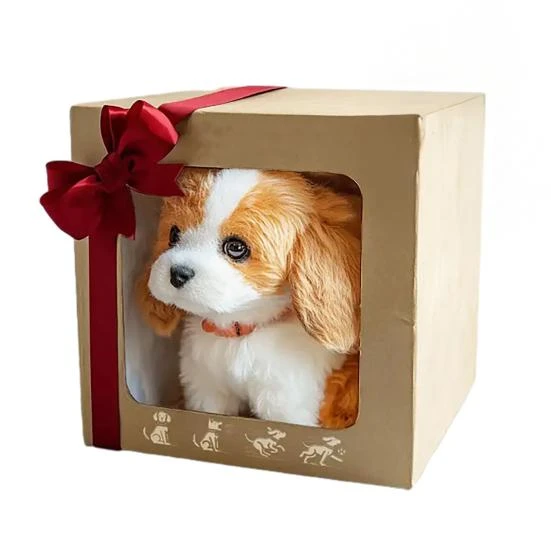 Plush Robot Dog Toy — Interactive, Home Textile Star