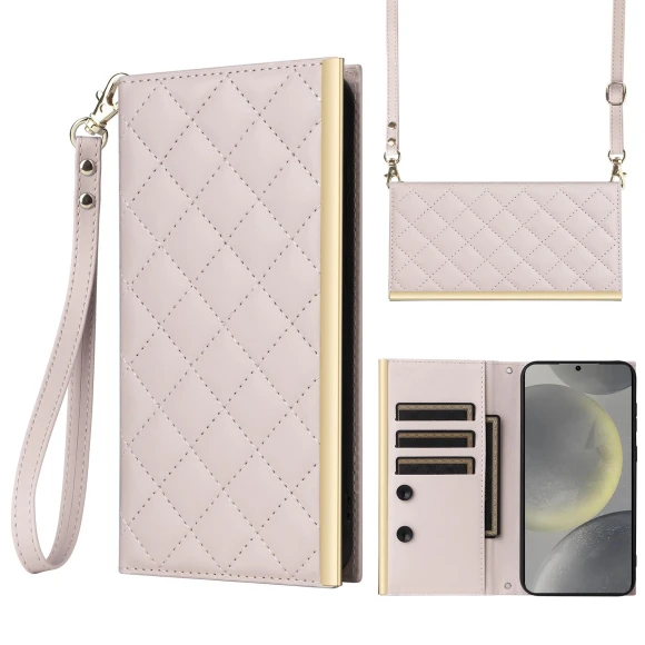 Suction Cup PU Leather Wallet Phone Cover with Straps — Phone Accessories, Smartwatch 2025