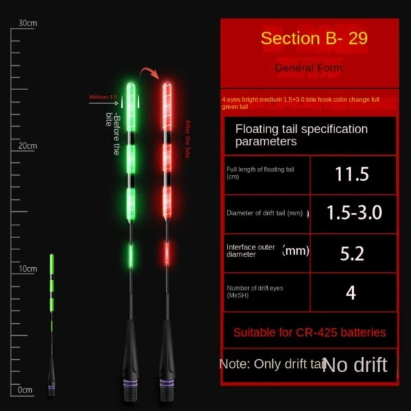Ultra-sensitive LED Smart Fishing Float — Corks & Bobbers, RokstaMe