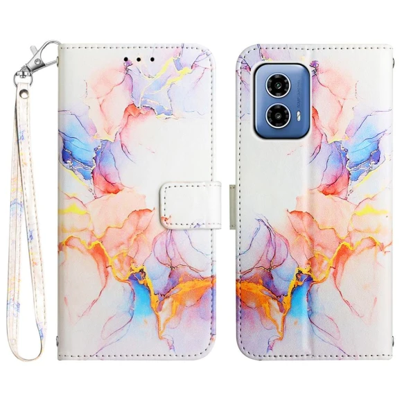 Case with Strap Marble Pattern Leather Phone Cover Card Holder — Basic Cases, Smartwatch 2025