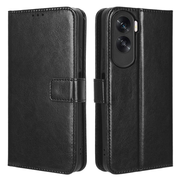 Crazy Horse Texture PU Leather Phone Wallet Case Stand — Phone Accessories, Smartwatch 2025