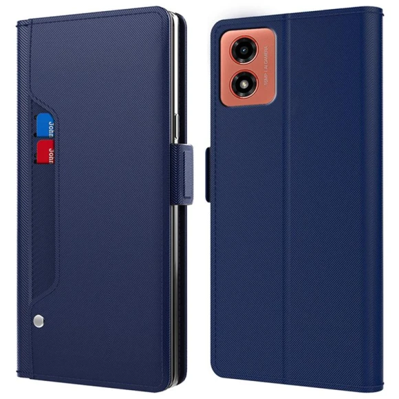 Leather Case Shockproof Flip Phone Cover with Mirror — Flip Cases, Smartwatch 2025