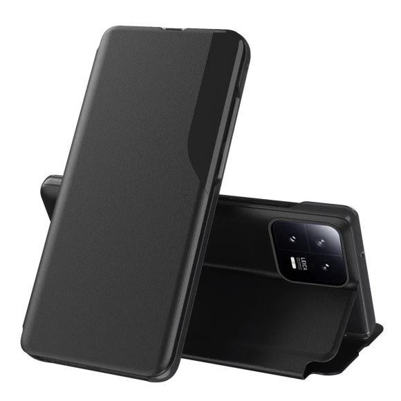 Leather Case with View Window Stand — Phone Accessories, Smartwatch 2025
