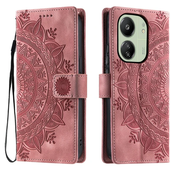 Leather Wallet Case with Embossed Totem — Flip Cases, Smartwatch 2025