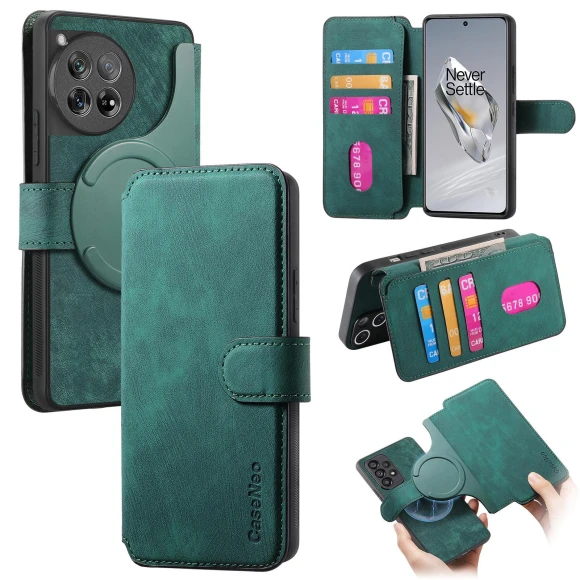 Magnetic Detachable Leather Phone Wallet Cover — Basic Cases, CASENEO