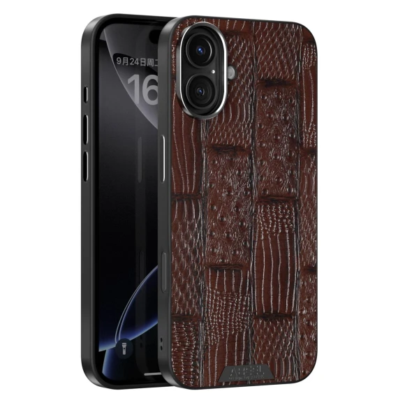 MagSafe Compatible iPhone 16 Case with Animal Texture — Phone Accessories, ABEEL