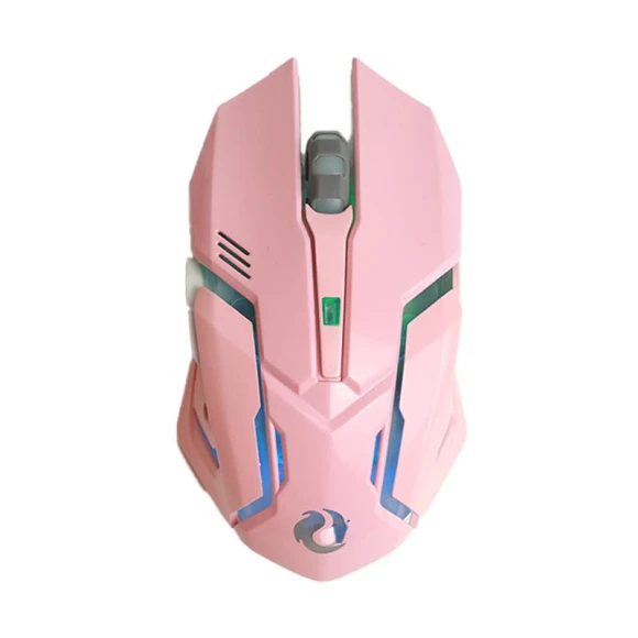 Rechargeable Silent Gaming Mouse with Dual Mode Lighting — Mouse Pads, TTikTok