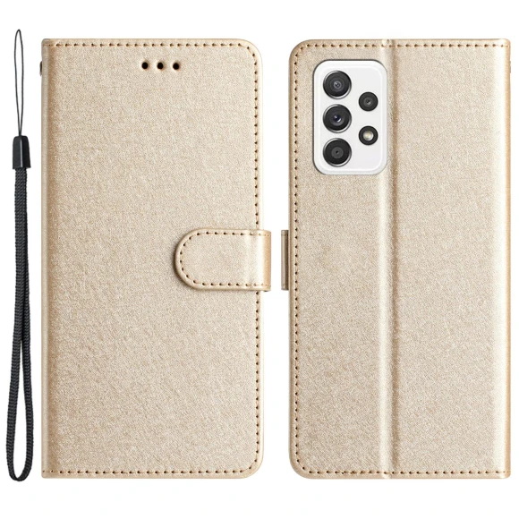 Silk Texture Horizontal Stand Leather Cover Wallet Phone Case — Flip Cases, Smartwatch 2025
