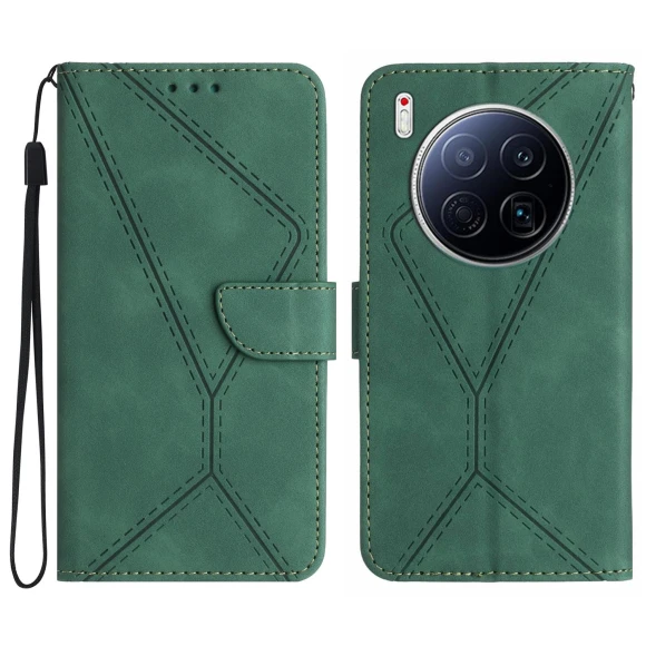 Skin Touch Lines Imprinted PU Leather Flip Phone Cover — Flip Cases, Smartwatch 2025