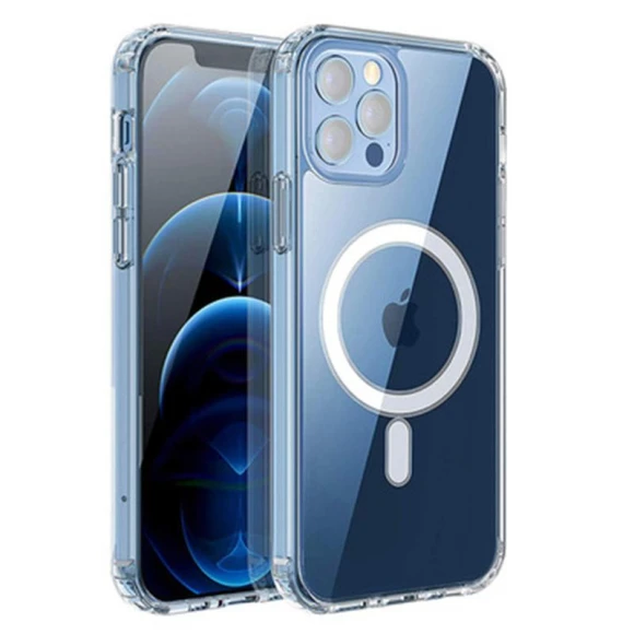 Transparent TPU Phone Cover with MagSafe Compatibility — Phone Accessories, Smartwatch 2025