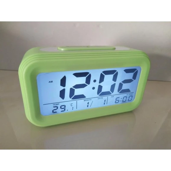 Big Letter Old Man Voice Luminous Clock — Clocks, Fashionable bags